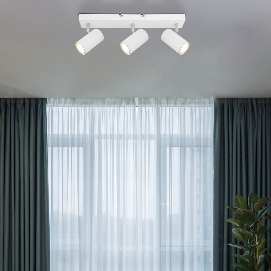 Globo - Deckenstrahler 3xGU10/35W/230V Weiß