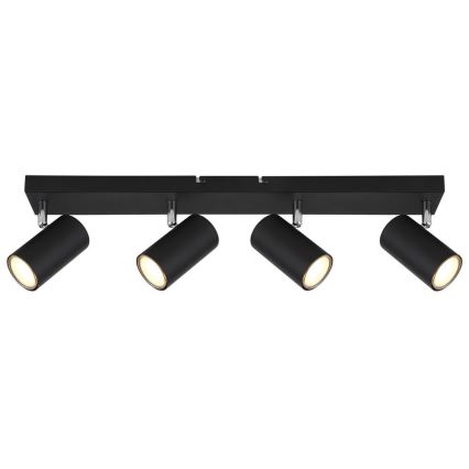 Globo - Deckenstrahler 4xGU10/35W/230V Schwarz