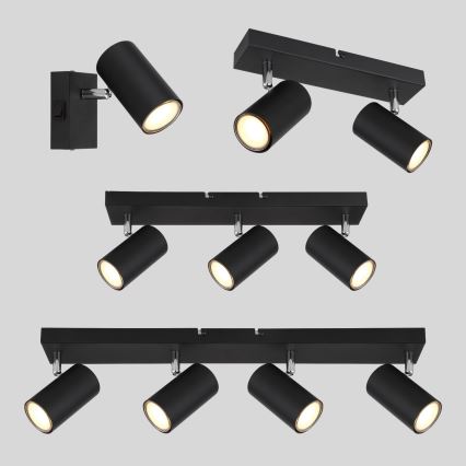 Globo - Deckenstrahler 4xGU10/35W/230V Schwarz