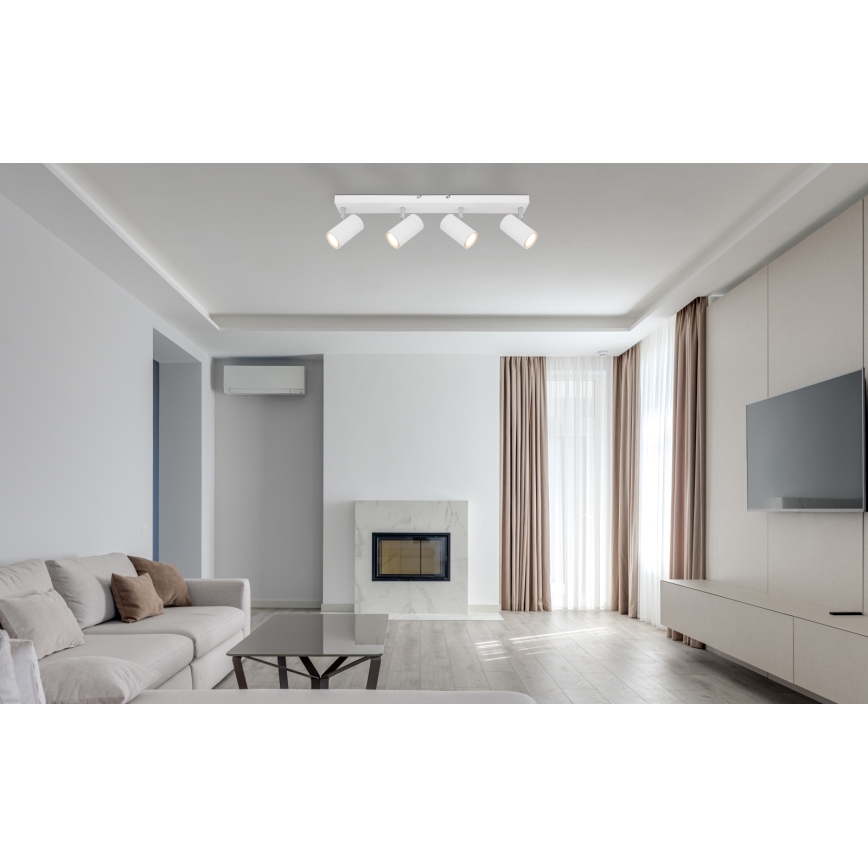 Globo - Deckenstrahler 4xGU10/35W/230V Weiß