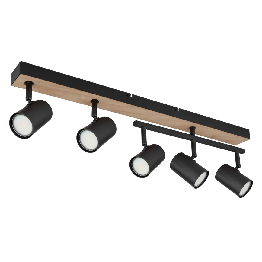 Globo - Strahler 5xGU10/35W/230V schwarz/braun