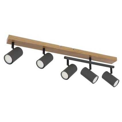 Globo - Strahler 5xGU10/35W/230V braun/schwarz