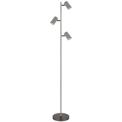 Globo - Stehleuchte 3xGU10/5W/230V grau