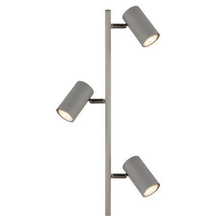 Globo - Stehleuchte 3xGU10/5W/230V grau