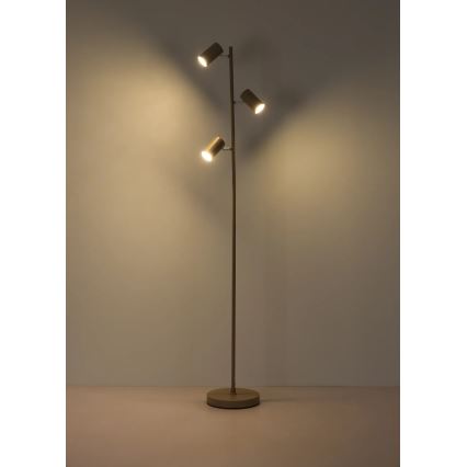 Globo - Stehleuchte 3xGU10/5W/230V beige
