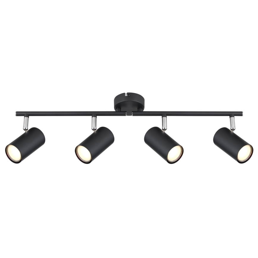 Globo - Strahler 4xGU10/25W/230V schwarz
