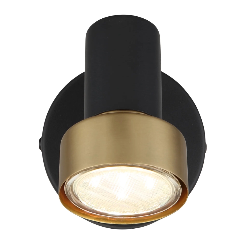 Globo - Wandstrahler 1xGU10/25W/230V schwarz/golden