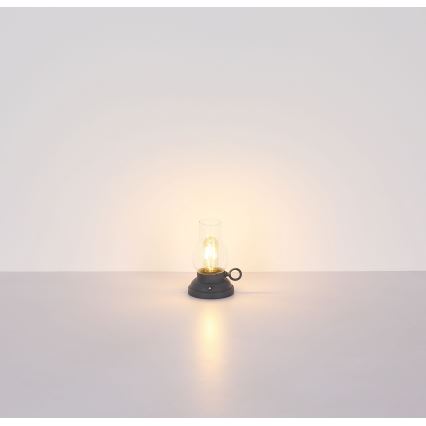 Globo - LED dimmbare wiederaufladbare Touch-Tischlampe LED/1W/3,7V 1200 mAh anthrazit