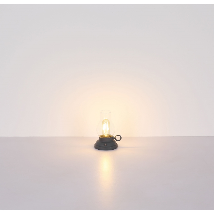 Globo - LED dimmbare wiederaufladbare Touch-Tischlampe LED/1W/3,7V 1200 mAh anthrazit