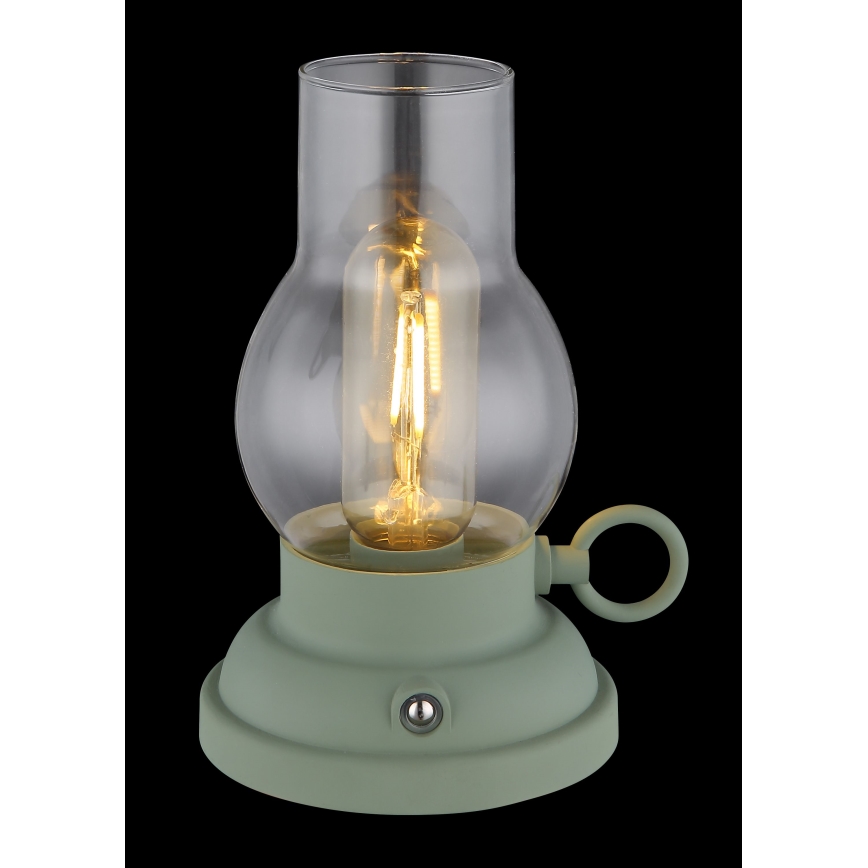 Globo - LED dimmbare wiederaufladbare Touch-Tischlampe LED/1W/3,7V 1200 mAh grün