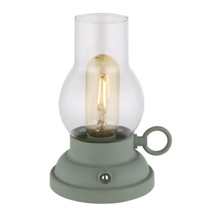 Globo - LED dimmbare wiederaufladbare Touch-Tischlampe LED/1W/3,7V 1200 mAh grün