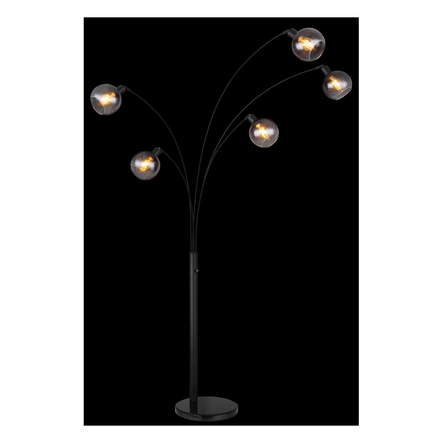Globo - Stehleuchte 5xE27/40W/230V rauchig