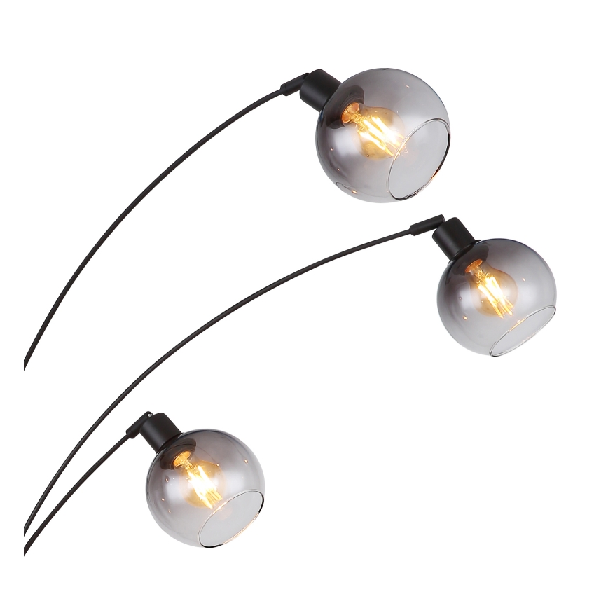 Globo - Stehleuchte 5xE27/40W/230V rauchig