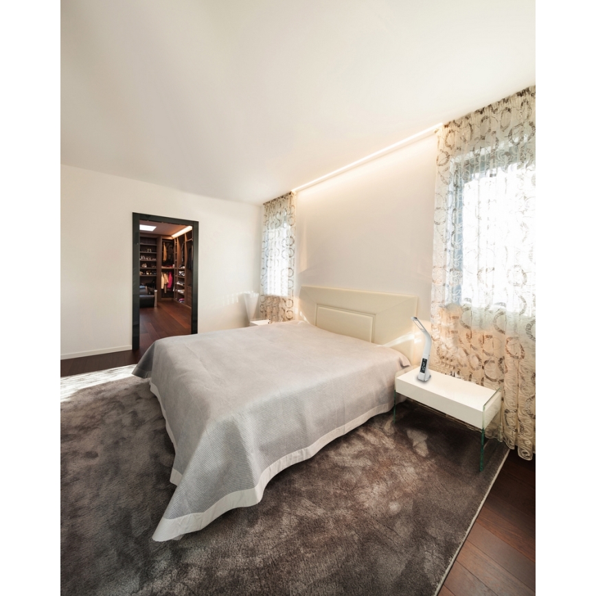 Globo - LED dimmbare Touch-Tischlampe mit Display LED/6,5W/230V 3000/4500/5800K weiß