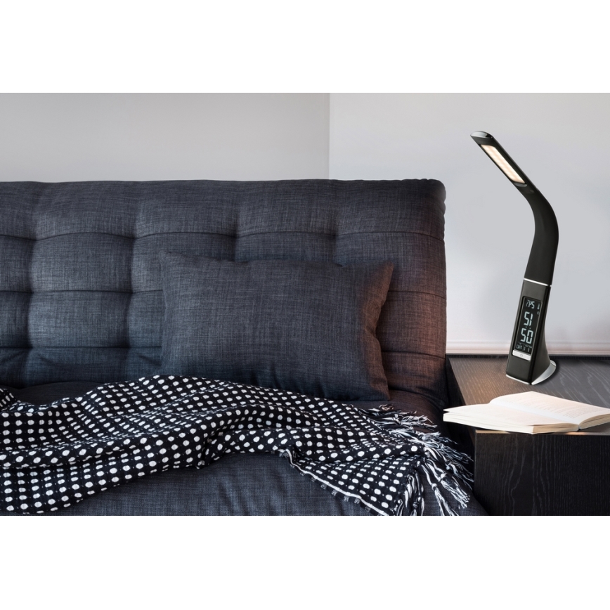 Globo - LED dimmbare Touch-Tischlampe mit Display LED/6,5W/230V 3000/4500/5800K schwarz