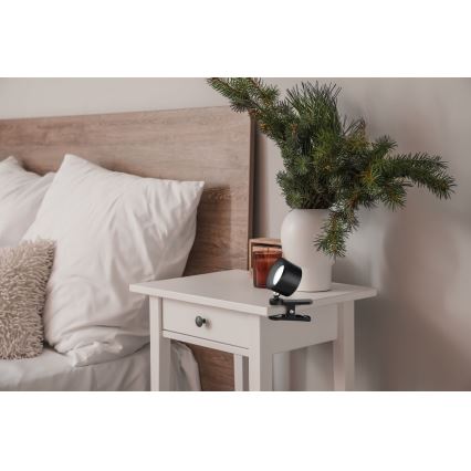 Globo - Dimmbare LED-Tischleuchte mit Touch-Funktion 4in1 LED/4W/5V 3000/4000/5000K 1200 mAh schwarz