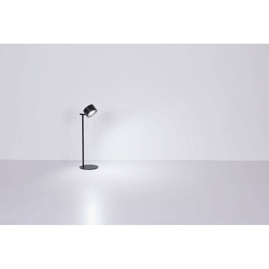 Globo - Dimmbare LED-Tischleuchte mit Touch-Funktion 4in1 LED/4W/5V 3000/4000/5000K 1200 mAh schwarz