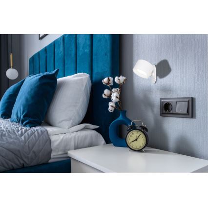 Globo - Dimmbare LED-Tischleuchte mit Touch-Funktion 4in1 LED/4W/5V 3000/4000/5000K 1200 mAh weiß