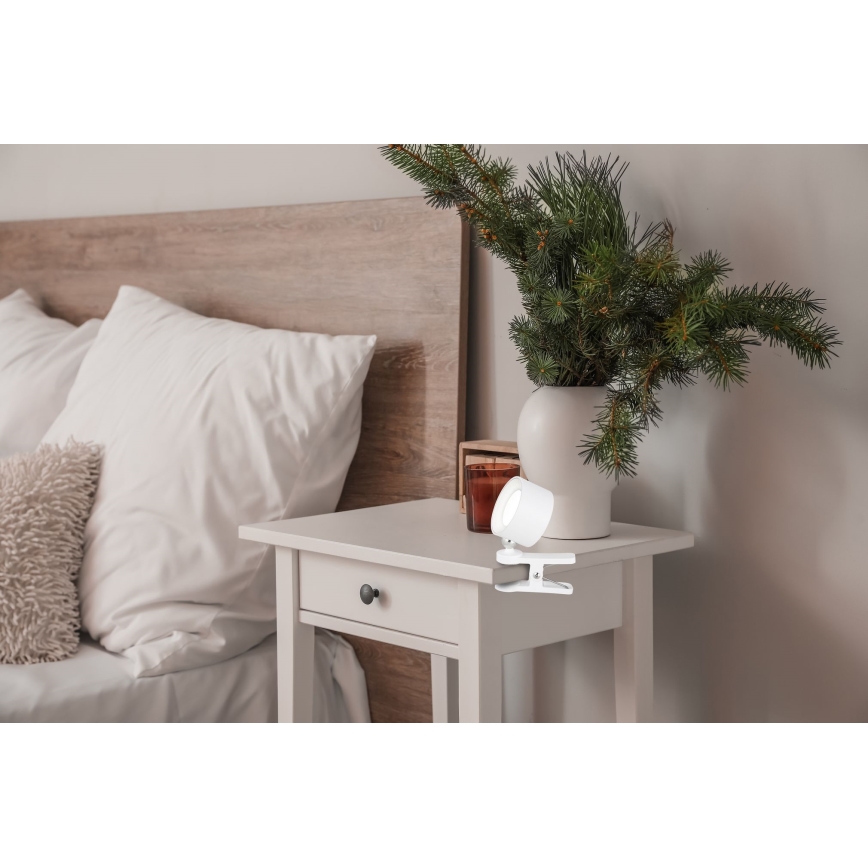 Globo - Dimmbare LED-Tischleuchte mit Touch-Funktion 4in1 LED/4W/5V 3000/4000/5000K 1200 mAh weiß