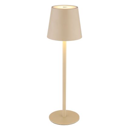 Globo - Dimmbare LED-Outdoor-Leuchte mit Touch-Funktion LED/3W/3,7V IP44 1800 mAh USB beige