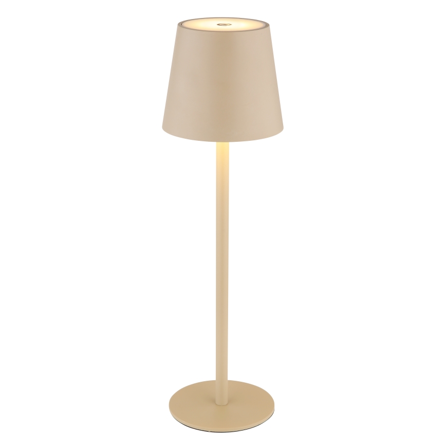 Globo - Dimmbare LED-Outdoor-Leuchte mit Touch-Funktion LED/3W/3,7V IP44 1800 mAh USB beige