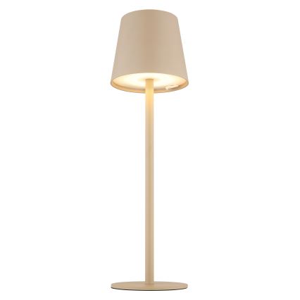 Globo - Dimmbare LED-Outdoor-Leuchte mit Touch-Funktion LED/3W/3,7V IP44 1800 mAh USB beige