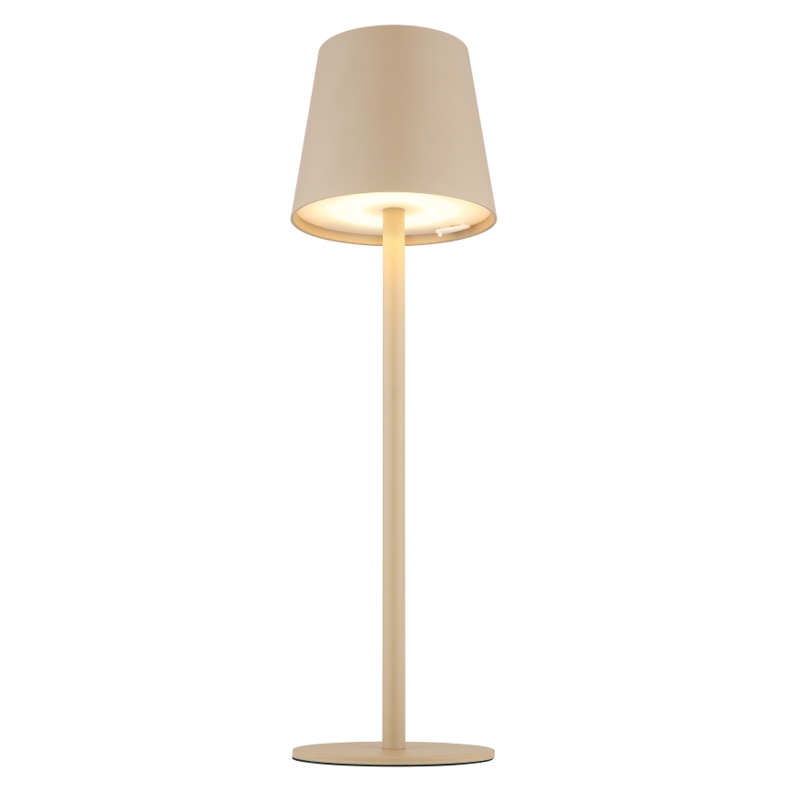 Globo - Dimmbare LED-Outdoor-Leuchte mit Touch-Funktion LED/3W/3,7V IP44 1800 mAh USB beige