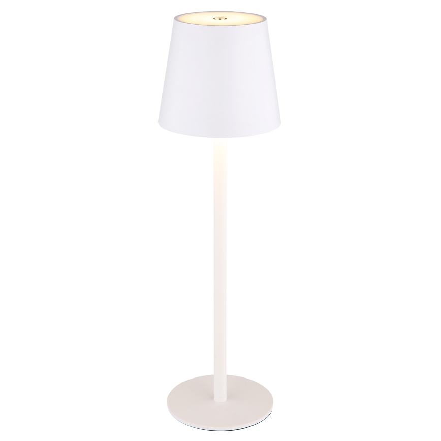 Globo - Dimmbare LED-Outdoor-Leuchte mit Touch-Funktion LED/3W/3,7V IP44 1800 mAh USB weiß