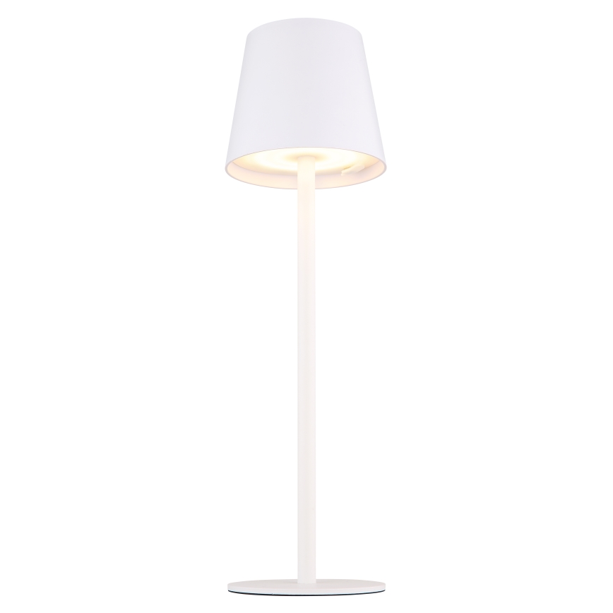 Globo - Dimmbare LED-Outdoor-Leuchte mit Touch-Funktion LED/3W/3,7V IP44 1800 mAh USB weiß