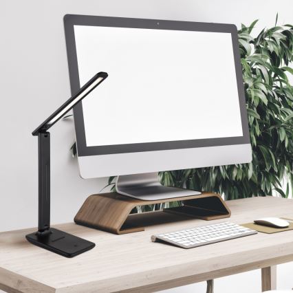 Globo - LED Touch-dimmbare wiederaufladbare Tischlampe LED/4W/5V 2700/4000/6500K 1800 mAh schwarz