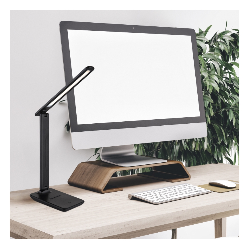 Globo - LED Touch-dimmbare wiederaufladbare Tischlampe LED/4W/5V 2700/4000/6500K 1800 mAh schwarz