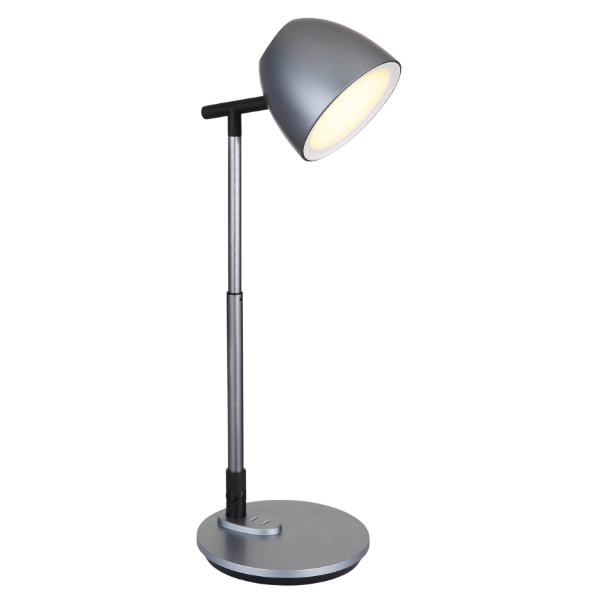 Globo - Dimmbare LED-Tischleuchte mit Touch-Funktion LED/7,5W/230V 3000K/4000K/6500K grau