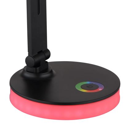 Globo - LED RGBW dimmbare Touch-Tischlampe LED/5W/230V + LED/2W 2700K/4000K/6500K schwarz
