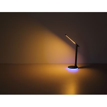 Globo - Dimmbare LED-RGBW-Tischleuchte mit Touch-Funktion LED/5W/230V + LED/2W 2700K/4000K/6500K weiß