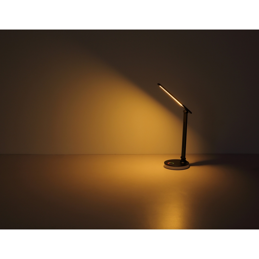 Globo - LED RGBW dimmbare Touch-Tischlampe LED/5W/230V + LED/2W 2700K/4000K/6500K weiß