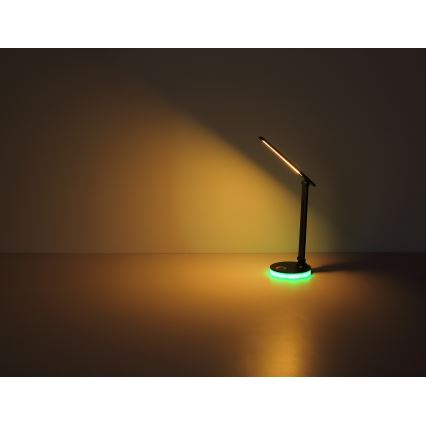 Globo - LED RGBW dimmbare Touch-Tischlampe LED/5W/230V + LED/2W 2700K/4000K/6500K weiß