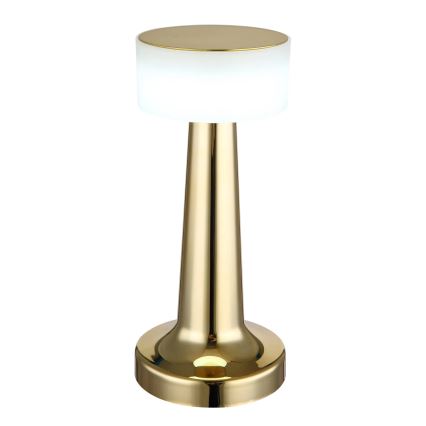 Globo - Dimmbare LED-Tischleuchte mit Touch-Funktion LED/1W/3,7V 2700K/4000K/6500K 800 mAh USB golden