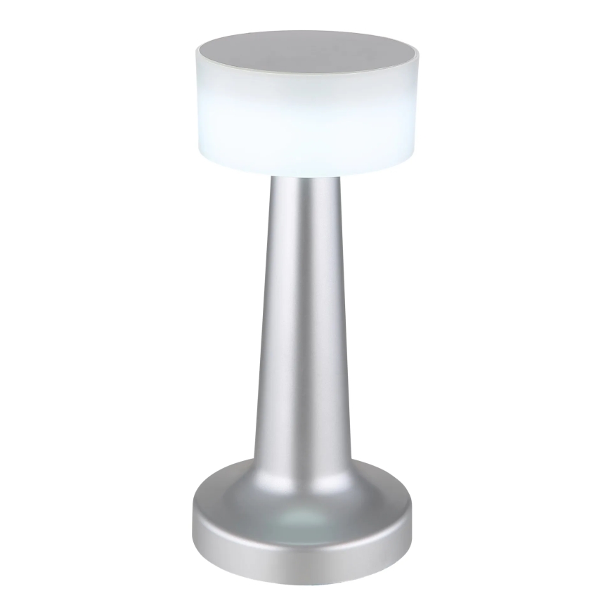 Globo - Dimmbare LED-Tischleuchte mit Touch-Funktion LED/1W/3,7V 2700K/4000K/6500K 800 mAh USB matt Chrom