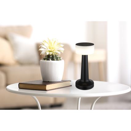 Globo - Dimmbare LED-Tischleuchte mit Touch-Funktion LED/1W/3,7V 2700K/4000K/6500K 800 mAh USB schwarz
