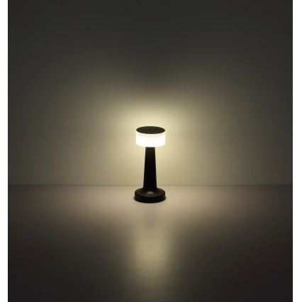 Globo - Dimmbare LED-Tischleuchte mit Touch-Funktion LED/1W/3,7V 2700K/4000K/6500K 800 mAh USB schwarz