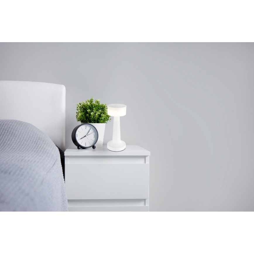 Globo - LED dimmbare Touch-Tischlampe LED/1W/3,7V 2700K/4000K/6500K 800 mAh USB weiß