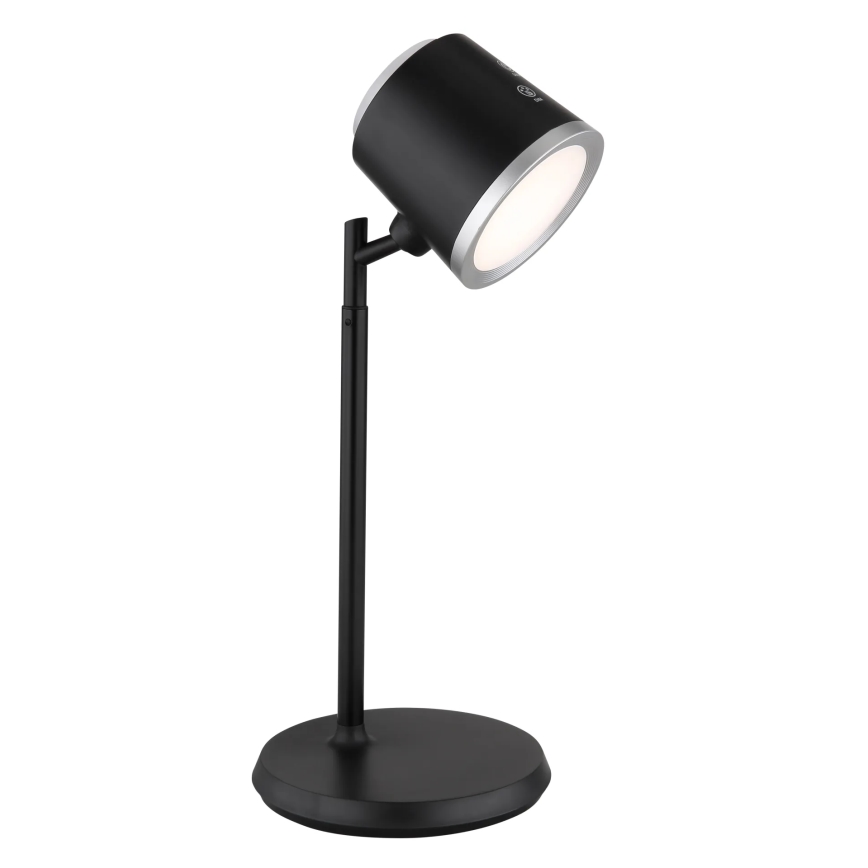 Globo - LED dimmbare Touch-Tischlampe 4in1 LED/6W/3,7V 3000K/4000K/6500K 1500 mAh USB schwarz