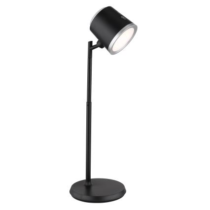 Globo - Dimmbare LED-Tischleuchte mit Touch-Funktion 4in1 LED/6W/3,7V 3000K/4000K/6500K 1500 mAh USB schwarz