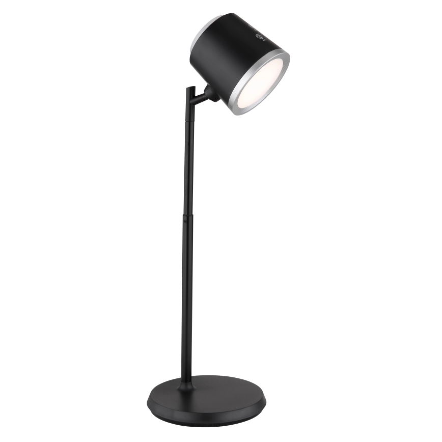 Globo - Dimmbare LED-Tischleuchte mit Touch-Funktion 4in1 LED/6W/3,7V 3000K/4000K/6500K 1500 mAh USB schwarz