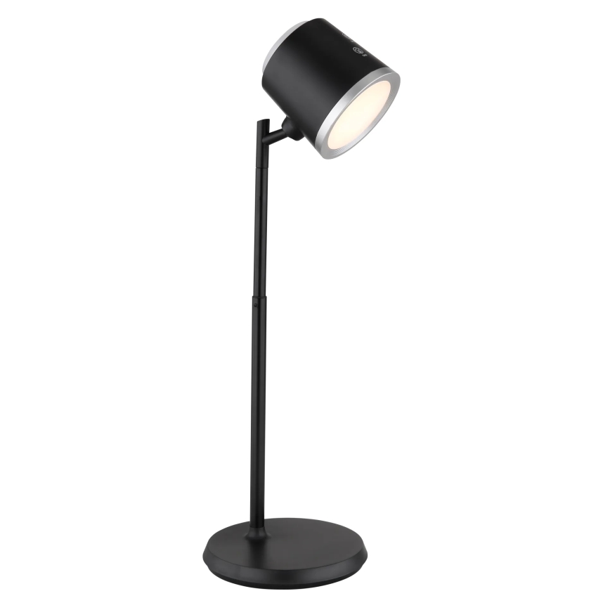 Globo - Dimmbare LED-Tischleuchte mit Touch-Funktion 4in1 LED/6W/3,7V 3000K/4000K/6500K 1500 mAh USB schwarz