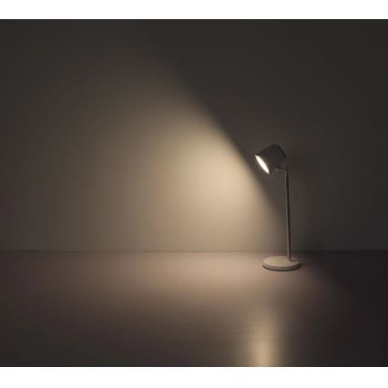 Globo - Dimmbare LED-Tischleuchte mit Touch-Funktion 4in1 LED/6W/3,7V 3000K/4000K/6500K 1500 mAh USB weiß