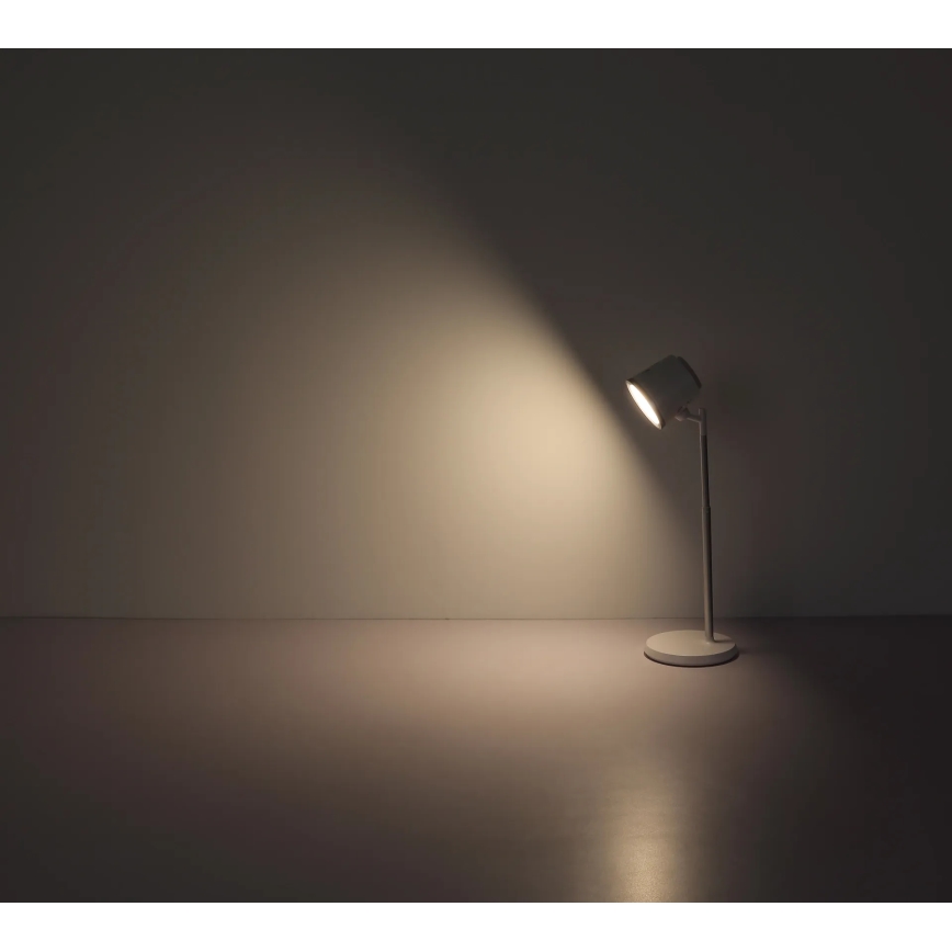 Globo - Dimmbare LED-Tischleuchte mit Touch-Funktion 4in1 LED/6W/3,7V 3000K/4000K/6500K 1500 mAh USB weiß