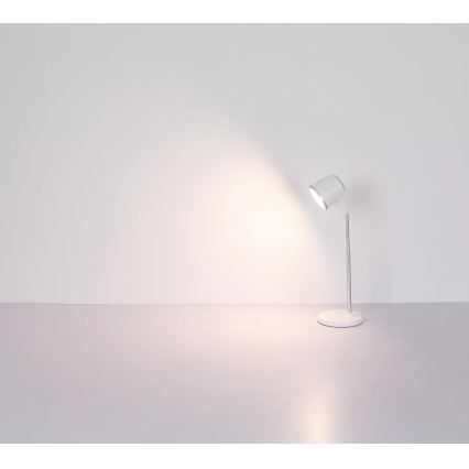 Globo - Dimmbare LED-Tischleuchte mit Touch-Funktion 4in1 LED/6W/3,7V 3000K/4000K/6500K 1500 mAh USB weiß