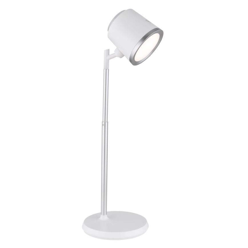 Globo - Dimmbare LED-Tischleuchte mit Touch-Funktion 4in1 LED/6W/3,7V 3000K/4000K/6500K 1500 mAh USB weiß