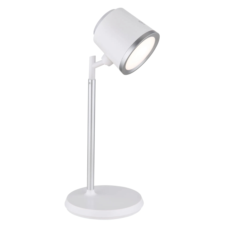Globo - Dimmbare LED-Tischleuchte mit Touch-Funktion 4in1 LED/6W/3,7V 3000K/4000K/6500K 1500 mAh USB weiß